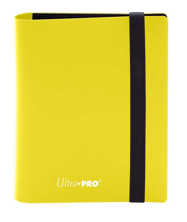 Ultra Pro: 4-Pocket Pro-Binder Eclipse - Lemon Yellow