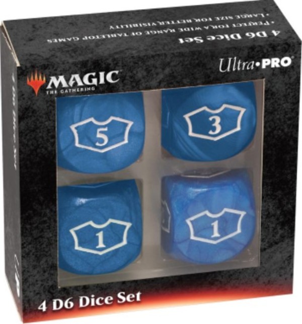 Gra Magic the Gathering - Blue Mana - 22 mm Deluxe Loyalty Dice Set