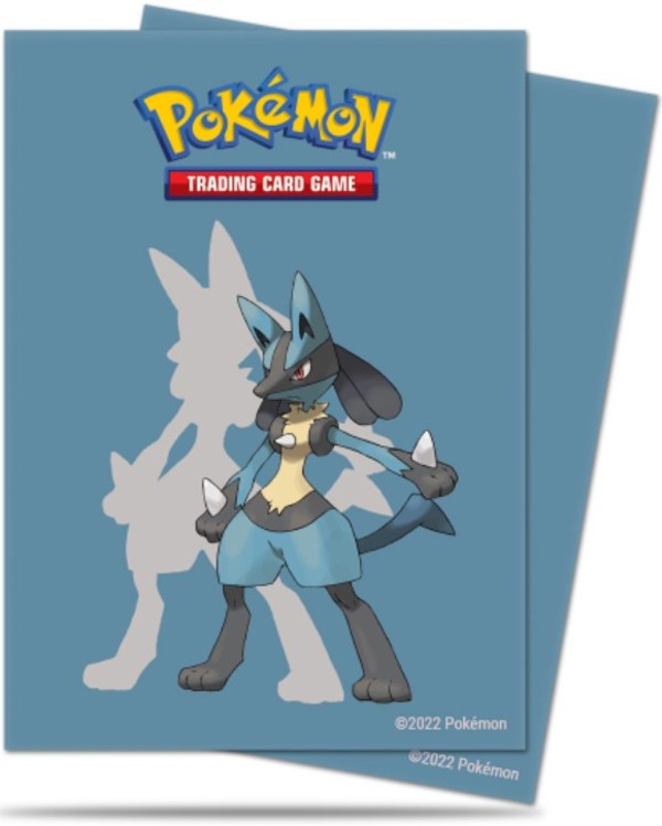Koszulki Pokemon - Standard Card Sleeves Lucario (63,5x88 mm) 65 sztuk
