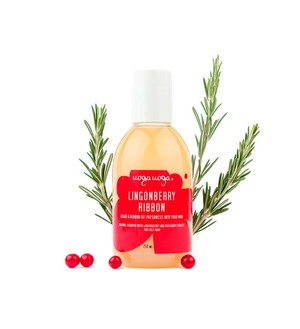 Naturalny szampon Lingonberry Ribbon do włosów przetłuszczających się