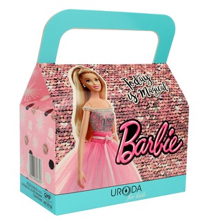 Uroda for Kids Zestaw prezentowy Barbie Dreamtopia żel pod prysznic 2w1 + perfumka + pomadka ochronna