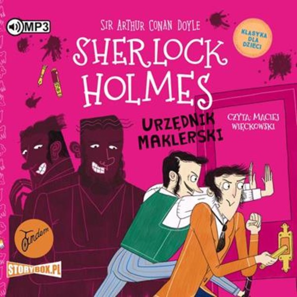 Urzędnik maklerski Audiobook CD Audio Klasyka dla dzieci Sherlock Holmes Tom 19