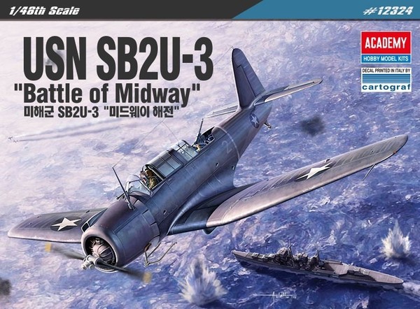USN SB2U-3 Vindicator Battle of Midway Skala 1:48