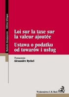 Ustawa o podatku od towarów i usług Loi sur la taxe sur la valeur ajoutee - pdf