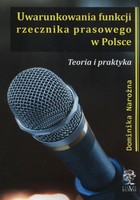 Uwarunkowania funkcji rzecznika prasowego w Polsce - mobi, epub, pdf