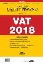 VAT 2018. Podatki cześć 2 - pdf Podatki 4/2018