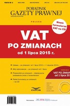 VAT po zmianach od 1 lipca 2015 r. - pdf