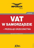 VAT w samorządzie - przegląd orzecznictwa - pdf