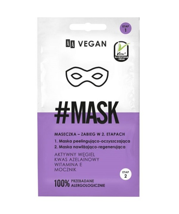 Vegan #Mask maseczka zabieg w 2 etapach