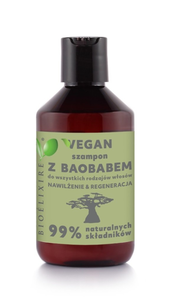 Vegan Szampon intensywnie nawilżający Baobab