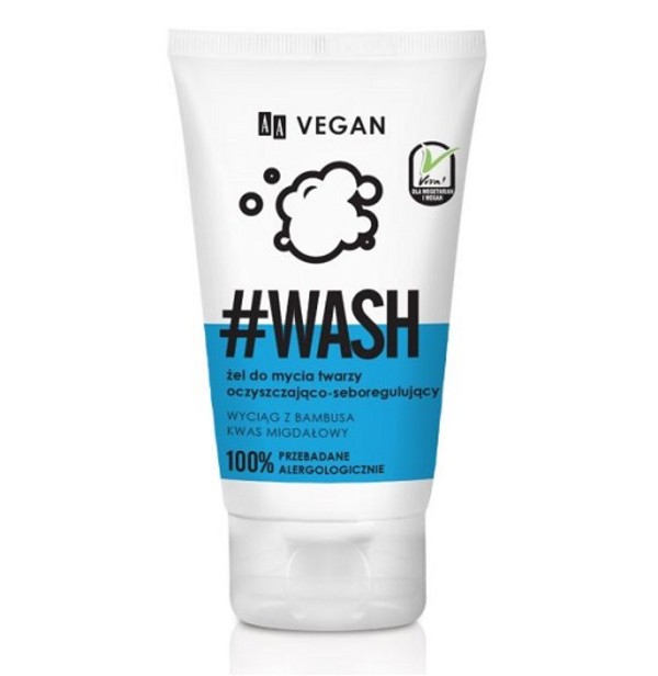 Vegan #Wash Oczyszczająco-seboregulujący żel do mycia twarzy
