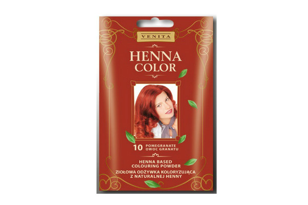 Henna Color 10 Owoc Granatu Ziołowa odżywka koloryzująca z naturalnej henny
