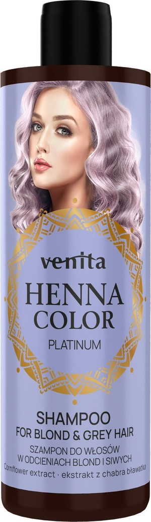 Henna Color Platinum Szampon do włosów w odcieniach blond i siwych