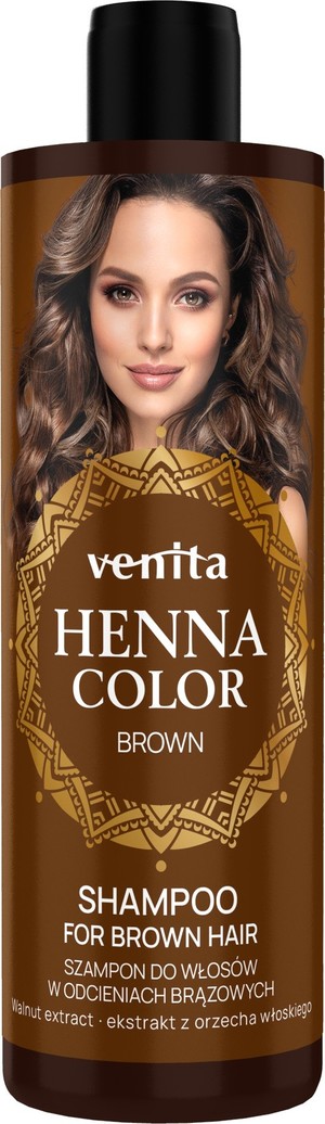 Henna Color Brown Szampon do włosów w odcieniach brązowych