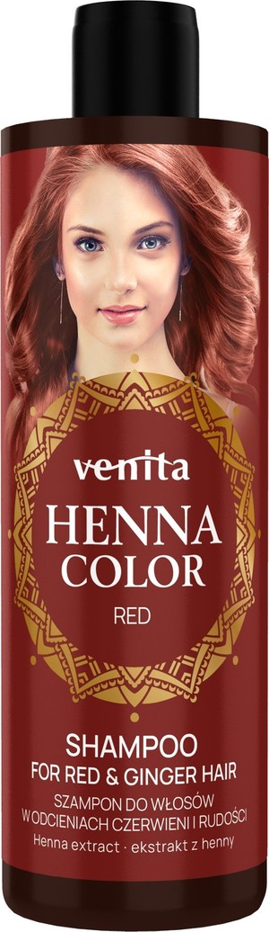 Henna Color Red Szampon do włosów w odcieniach czerwonych i rudości