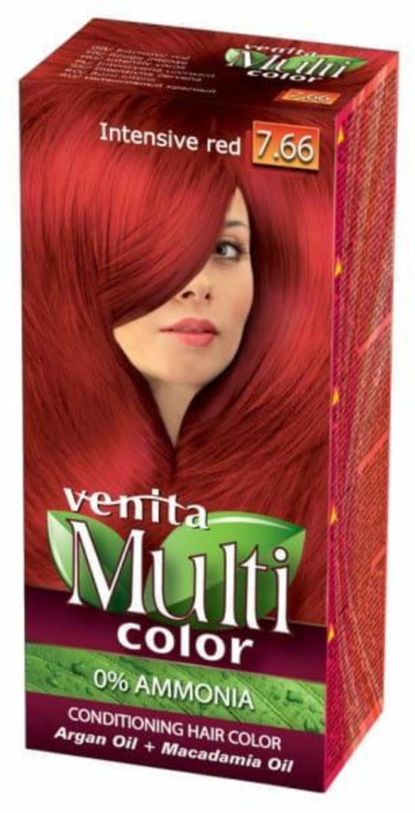 Multicolor 7.66 Intensive Red Pielęgnacyjna farba do włosów