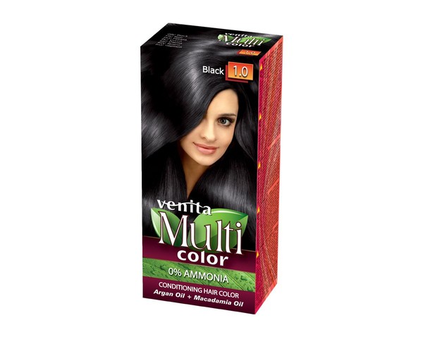 Multicolor 1.0 Black Pielęgnacyjna farba do włosów