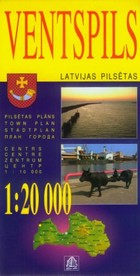 Ventspils plan mista / Windawa plan miasta Skala: 1:20 000