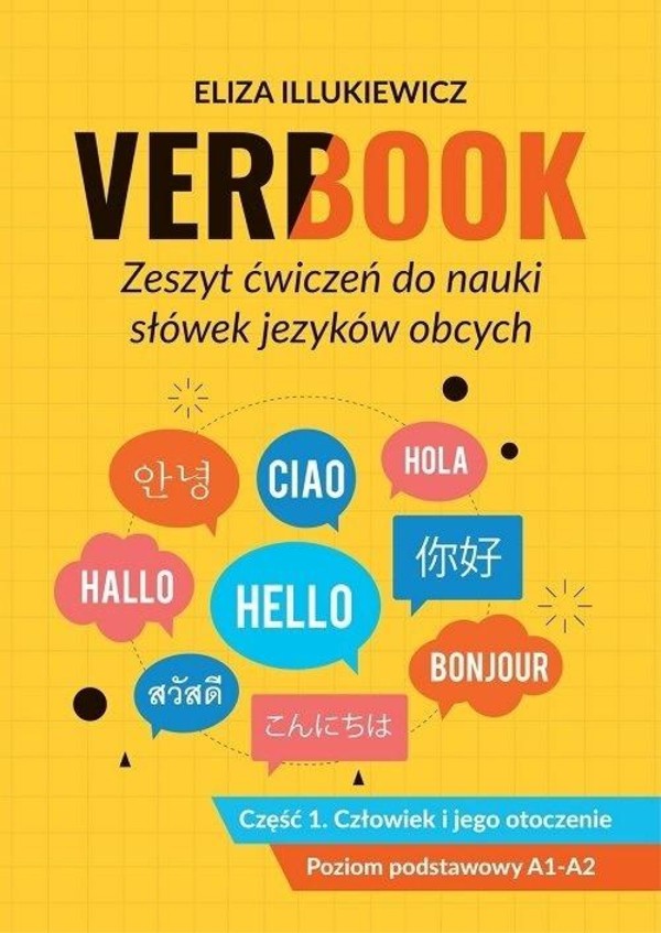 Verbook Zeszyt ćwiczeń do nauki słówek języków obcych Część 1 Człowiek i jego otoczenie