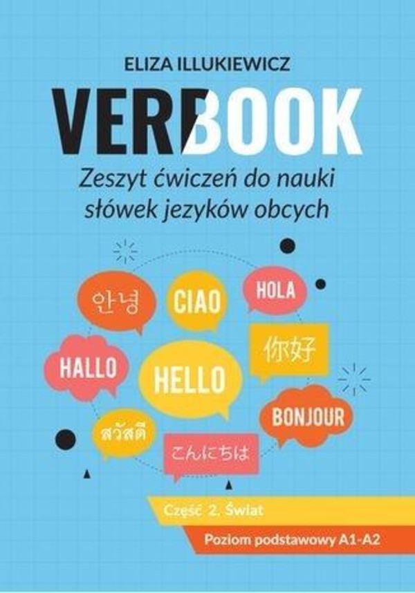 Verbook Zeszyt ćwiczeń do nauki słówek języków obcych Część 2 Świat