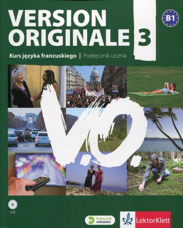 Version Originale 3. Kurs języka francuskiego Podręcznik wieloletni + CD