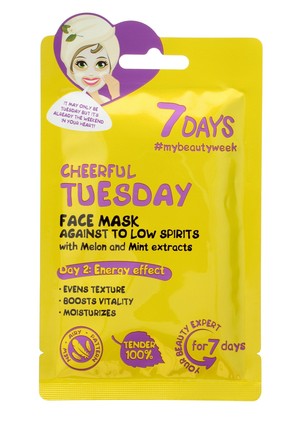 7 Days #mybeautyweek Cheerful Tuesday Maska na twarz energizująca