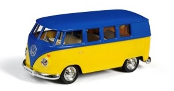 Volkswagen Samba Bus Matte Blue RMZ