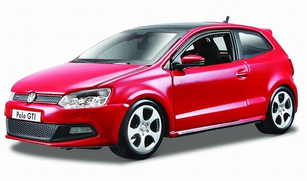 VW Polo GTI Mark 5 Red 1:24