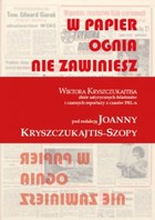 Okładka:W papier ognia nie zawiniesz 