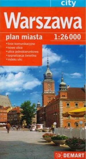 Warszawa Plan miasta Skala: 1:26 000