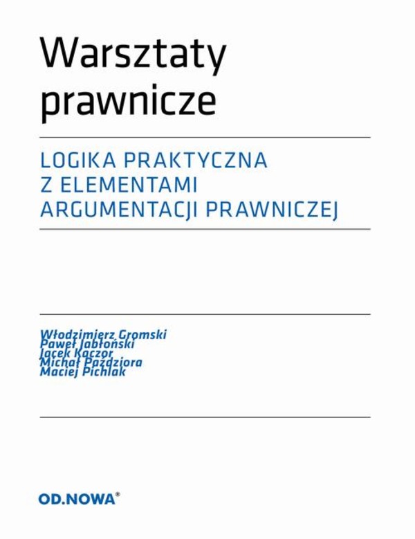 Warsztaty prawnicze LOGIKA - pdf