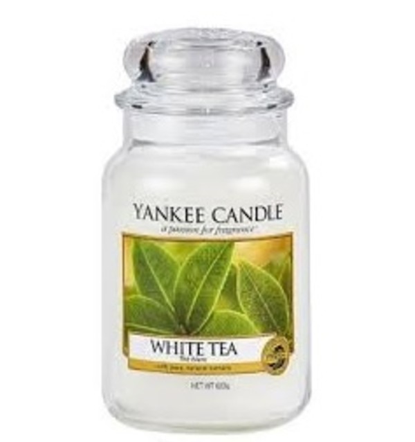 White Tea Duża świeca zapachowa w słoiku