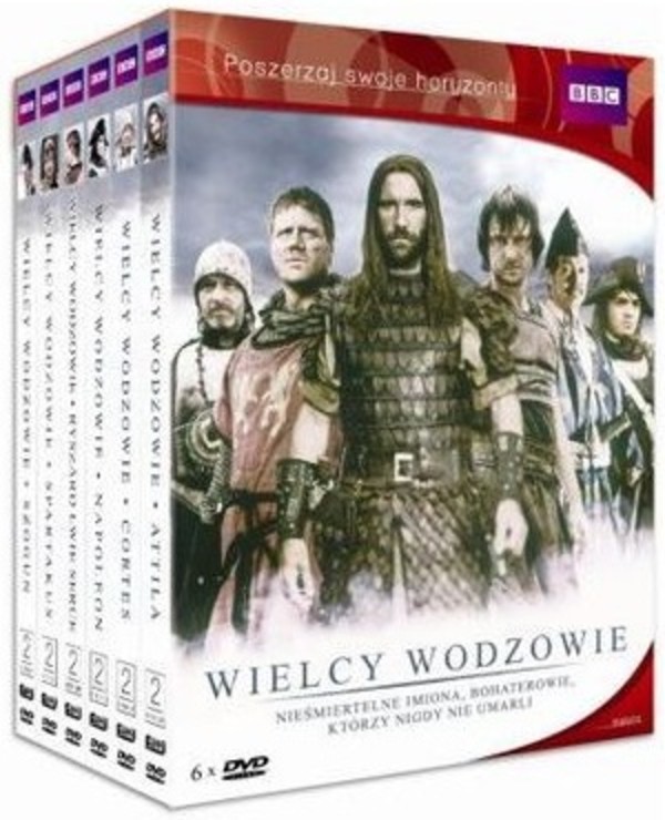 Wielcy wodzowie BOX (6 DVD)