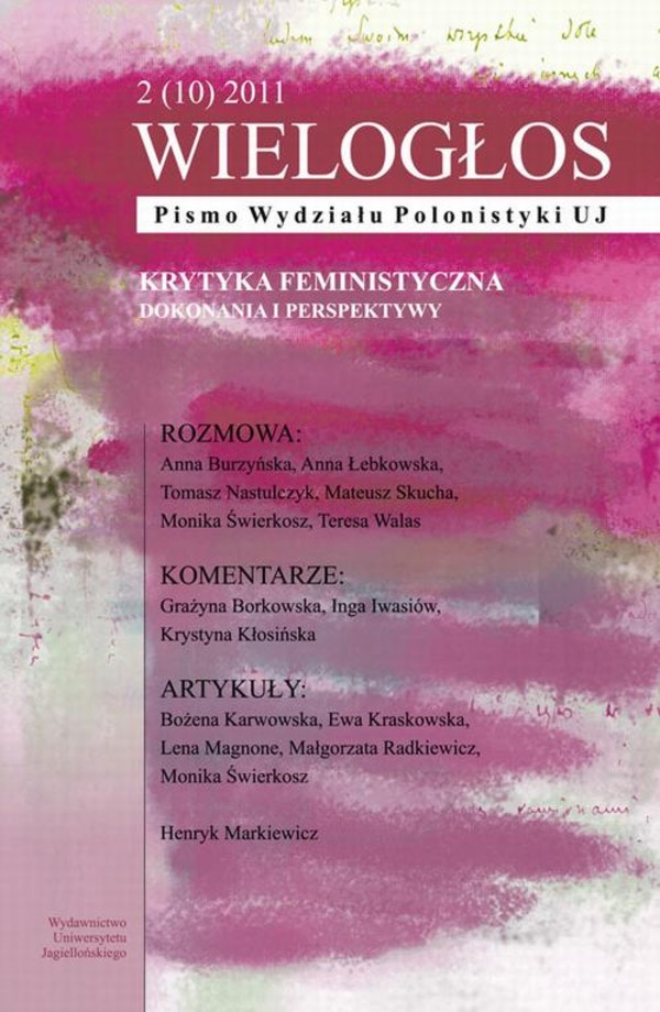 Wielogłos. Pismo Wydziału Polonistyki UJ 2 (10) 2011 - pdf