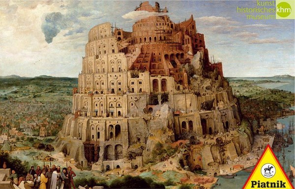 Puzzle Wieża Babel 1000 elementów