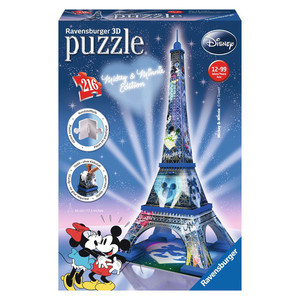 Wieża Eiffla Mickey i Minnie 3D