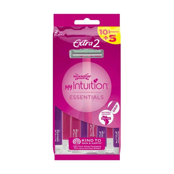 My Intuition Extra2 Essentials Jednorazowe maszynki do golenia dla kobiet