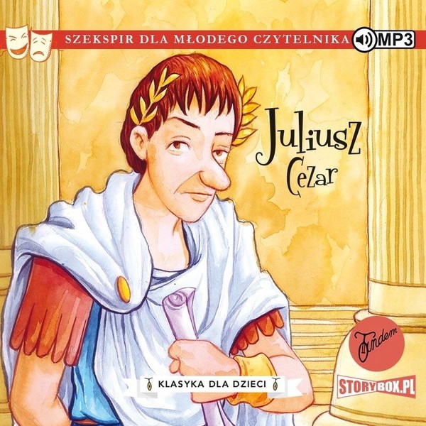 Juliusz Cezar Audiobook CD MP3 Klasyka dla dzieci, William Szekspir, Tom 10