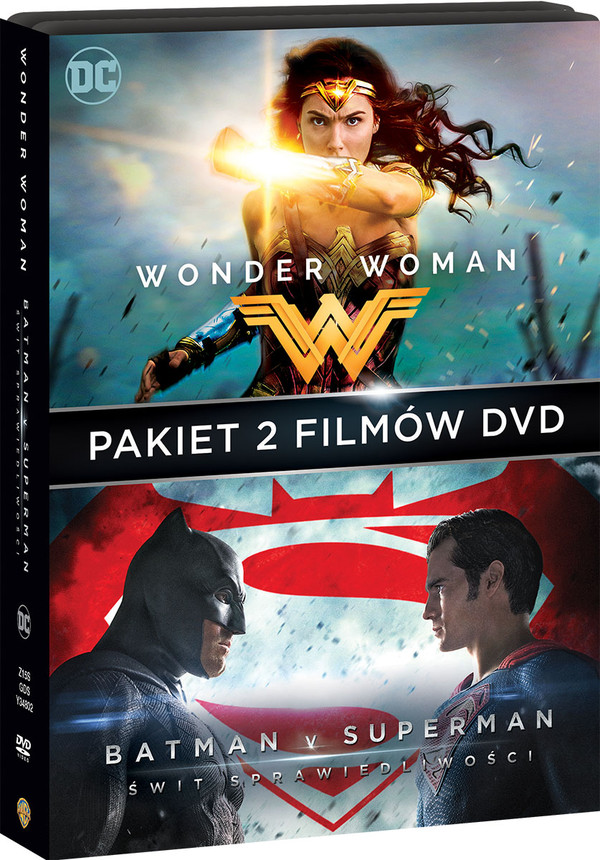 Pakiet 2 filmów: Wonder Woman / Batman v Superman