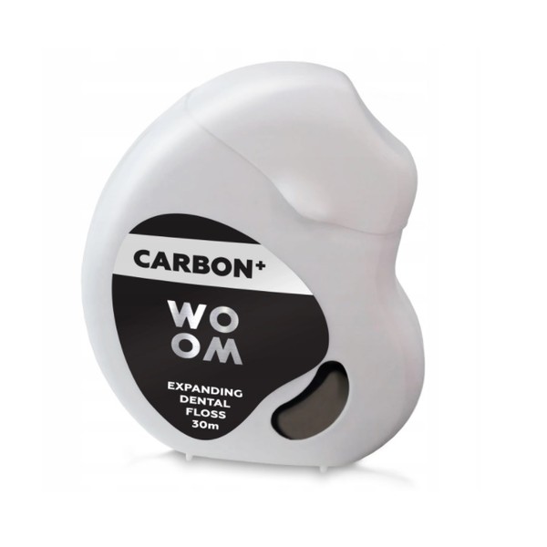 Carbon+ Rozszerzająca się nić dentystyczna z węglem aktywnym