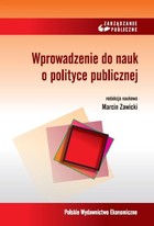 Okładka:Wprowadzenie do nauk o polityce publicznej 
