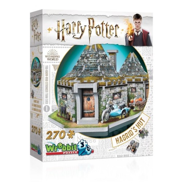 Wrebbit 3D Puzzle Harry Potter Hagrids Hut 270 elementów