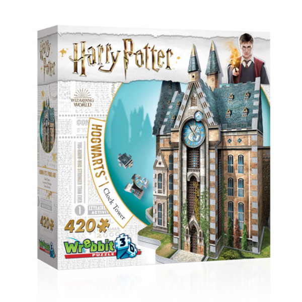 Wrebbit Puzzle 3D Hogwarts Clock Tower 420 elementów