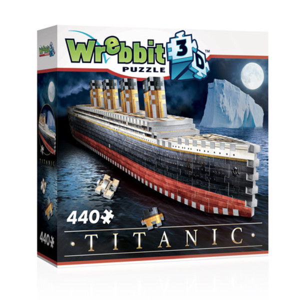 Wrebbit Puzzle 3D Titanic 440 elementów