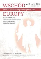 Wschód Europy Studia humanistyczno-społeczne v.2 2/2016