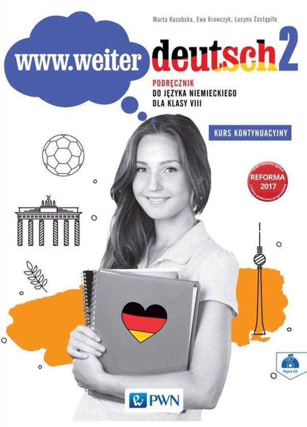 www.weiter deutsch 2. Podręcznik do języka niemieckiego dla klasy 8 + CD . Kurs kontynuacyjny (2017)