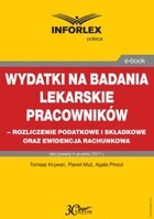 Wydatki na badania lekarskie pracowników - rozliczanie podatkowe i składkowe oraz ewidencja rachunkowa - pdf