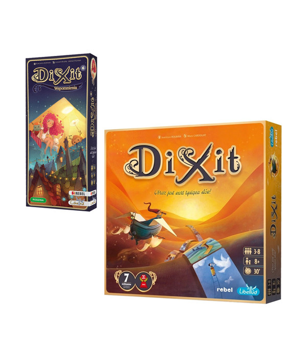 Wyprawa do Krainy Marzeń - Pakiet gier Dixit + Dixit 6: Wspomnienia