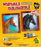 Wypukła malowanka Konie - Holsztyński + Mustang
