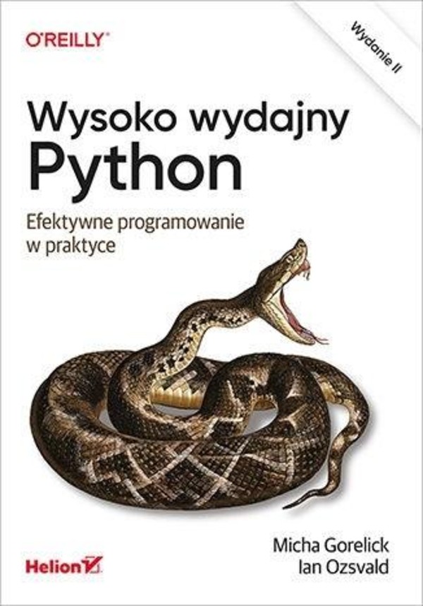 Wysoko wydajny Python Efektywne programowanie w praktyce